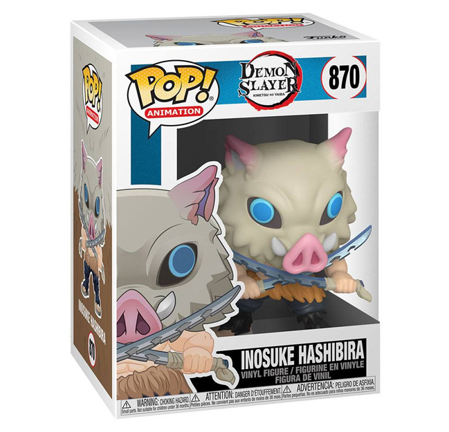 Funko Pop! Animation Demon Slayer - Inosuke Hashibira (870) Vinylfigur 9 cm