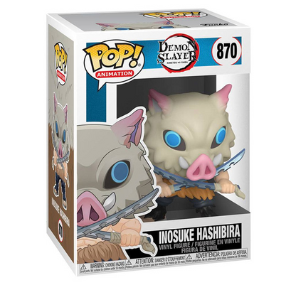 Funko Pop! Animation Demon Slayer - Inosuke Hashibira (870) Vinylfigur 9 cm