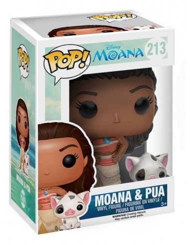 Funko Pop! Disney Moana - Oceania (213) Moana & Pua Vinyl Figur 9cm