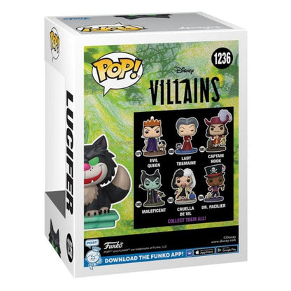 Funko Pop ! Disney Bösewichte - (1236) Lucifer Figur Cinderella Katze Special 9cm