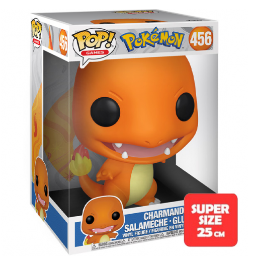 Funko Pop! Big Pokemon – Glumanda (456) 25 cm Vinyl-Sammelfigur