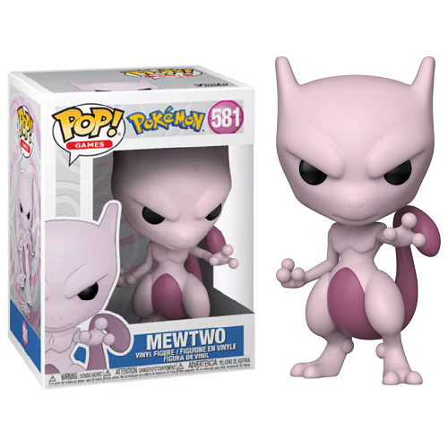 Funko Pop! Games Pokémon – (581) Mewtu Figur Evolution Mew / Mewtu