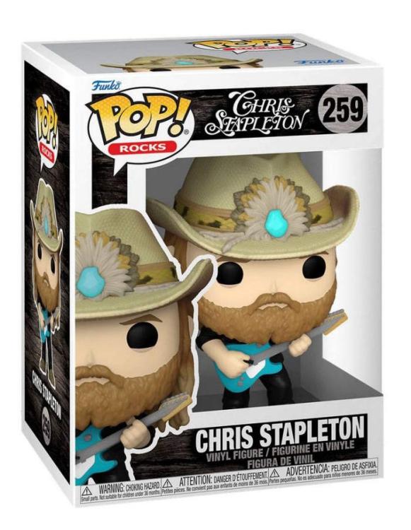 Funko Pop! Rocks – (259) Chris Stapleton Statue Vinyl Figur 9cm Sammlerstück