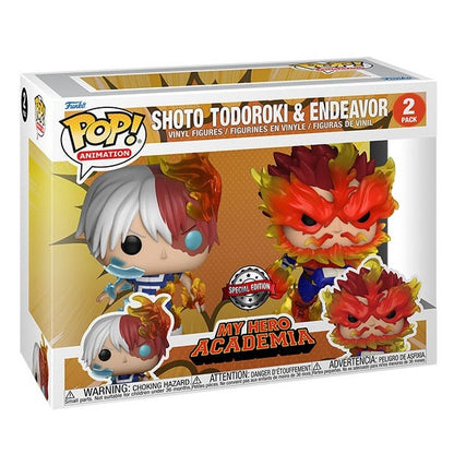 Funko Pop! Animation My Hero Academia – Todoroki & Endeavor 2er-Pack Vinylfigur