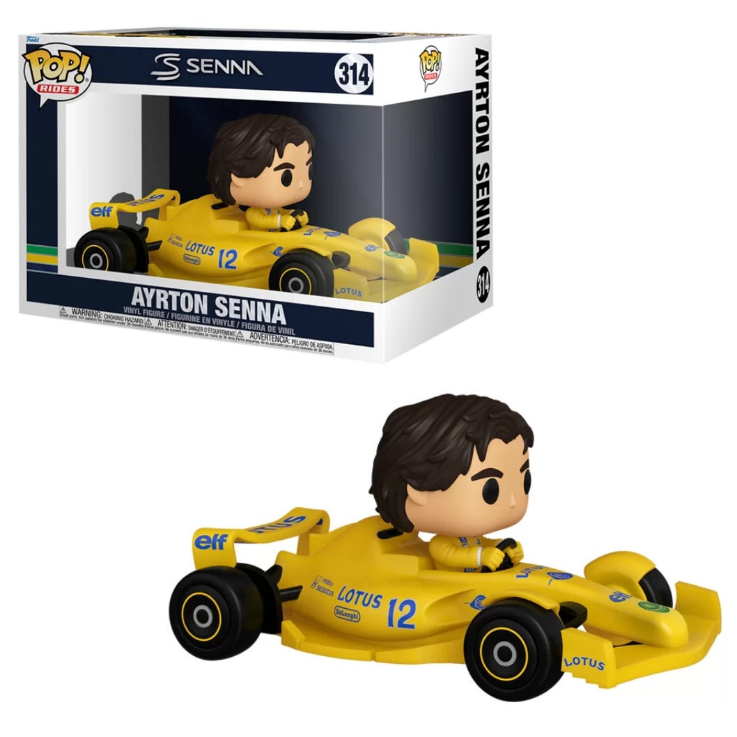 Funko Pop! Rides Racing F1 - (314) Ayrton Senna Lotus Formel 1 Deluxe 25cm