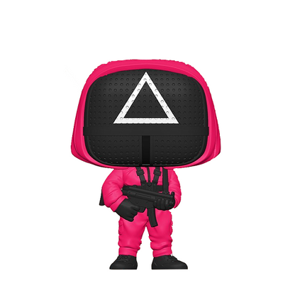 Funko Pop Movies Squid Game Masked Worker Dreieck Netflix Vinyl Figur Spiele