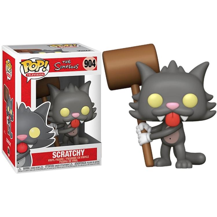 Funko Pop! Television – Die Simpsons (904) Scratchy Vinyl Figur 9cm Statue