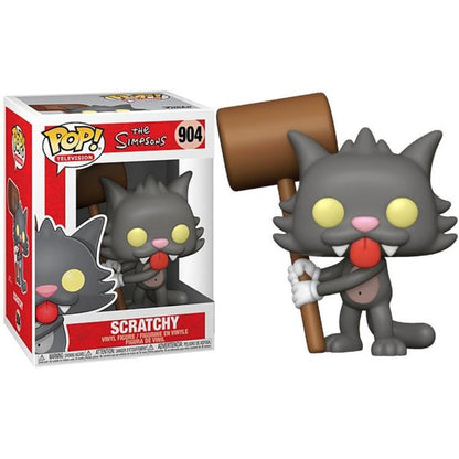 Funko Pop! Television – Die Simpsons (904) Scratchy Vinyl Figur 9cm Statue