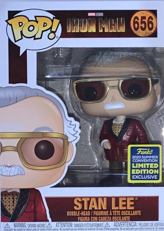 Funko Pop! Iron Man Marvel Icons: Stan Lee (656) Cameo Exclusive Vinyl Figur
