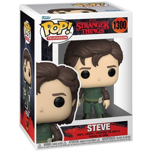 Funko Pop ! Television - Stranger Things S4 (1300) Steve W/Hunter - Vinyl Figure
