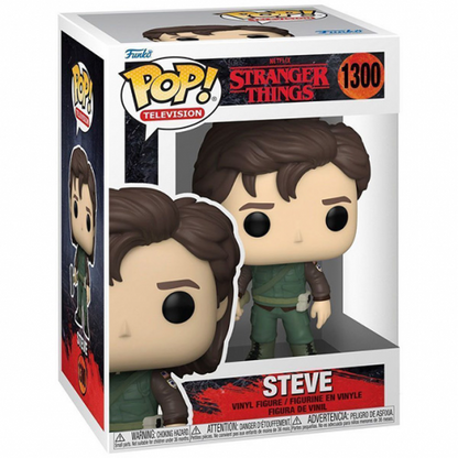 Funko Pop ! Television - Stranger Things S4 (1300) Steve W/Hunter - Vinyl Figure