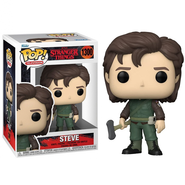 Funko Pop ! Television - Stranger Things S4 (1300) Steve W/Hunter - Vinyl Figure