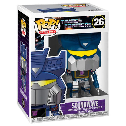 Funko Pop! Retro Toys Transformers - (26) Soundwave Figur Vinyl 9cm Neu