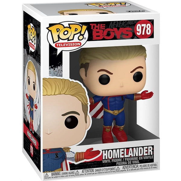 Funko Pop ! TV The Boys - (978) Homelander Levitating Figure Patriota 9cm