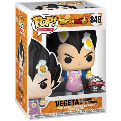 Funko Pop! Animation Dragon Ball Super (849) Vegeta Cooking W/Apron Vinylfigur