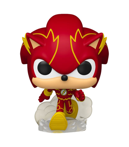 Funko Pop! Heroes DC X Sonic the Hedgehog – (593) Sonic als Flash Figur 9cm