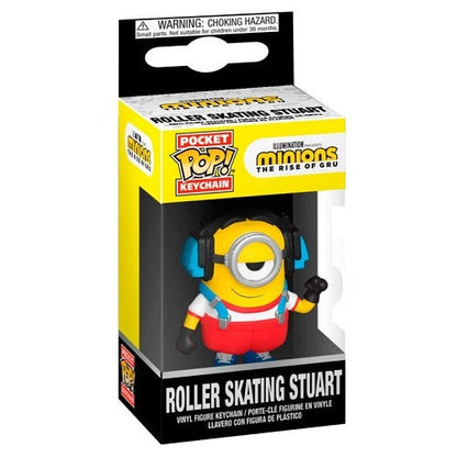 Funko Pop Minions 2 - Rolling Skating Stuart Vinyl Keychain Portachiavi Skate