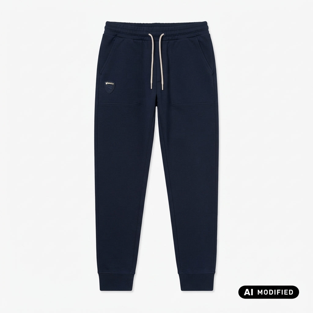 Blauer Walk 26WBLUP01319 007693 888 Uomo Blu - Pantalone in Felpa