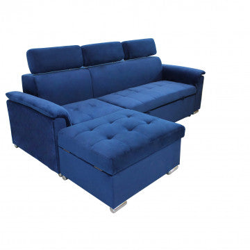 Divano componibile design moderno con chaise longue
