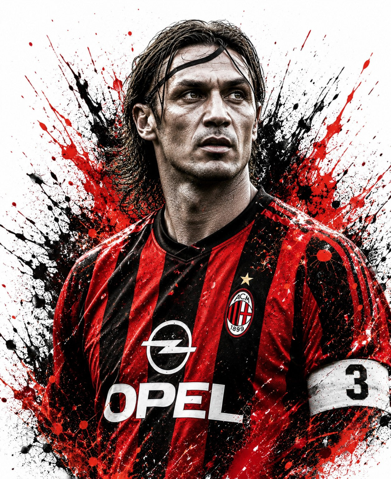 T-shirt Maldini – Icone da Stadio | GALESPORT
