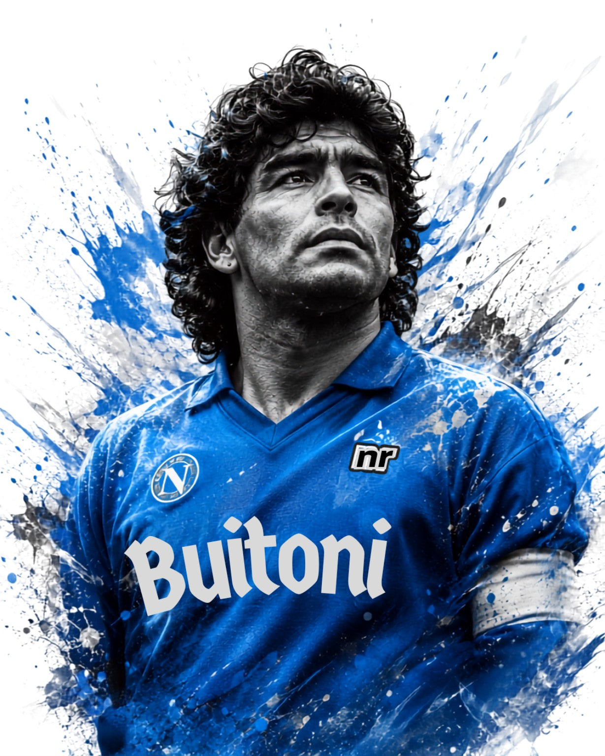 T-shirt Maradona – Icone da Stadio | GALESPORT