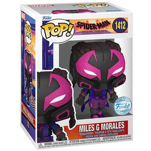 Funko Pop! Marvel Spider-Man The Spider-Verse (1412) Miles G Morales Special