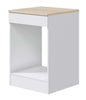 Mobile Base 60x60x90h Kira for Oven White/Oak MDF – Modern Kitchen