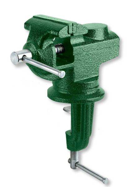 Morsa da Banco in Ghisa Girevole 50 mm – Base 360° con Incudine Jadever