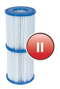 Cartridge filter no. 2 for 2,006/3,028 L/h pumps - Size II