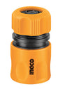 Quick coupling 1/2" INGCO – For plastic pipes, durable ABS