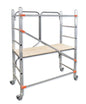 Trabattello Flecto Alluminio Pieghevole con Ruote e Freno 150 kg