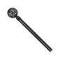 Extendable Steel Curtain Rod 120-210cm Flower Finial