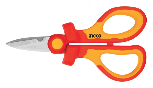 Forbici elettricista isolate 1000V INGCO – Acciaio inox, certificate VDE/GS