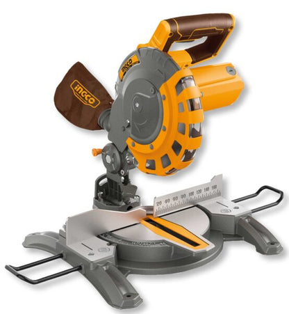 Kapp- und Gehrungssäge für Holz und Aluminium 1400W mit 210 mm Sägeblatt