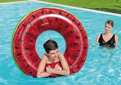 Aufblasbare 3D Ananas- und Wassermelonen-Schwimmringe – Sommerliches Design