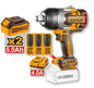 20V 3/4" 1350Nm Brushless Impact Wrench - 2x 5.0Ah Batteries