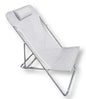 Foldable Reclining Textilene Steel Frame Beach Lounger