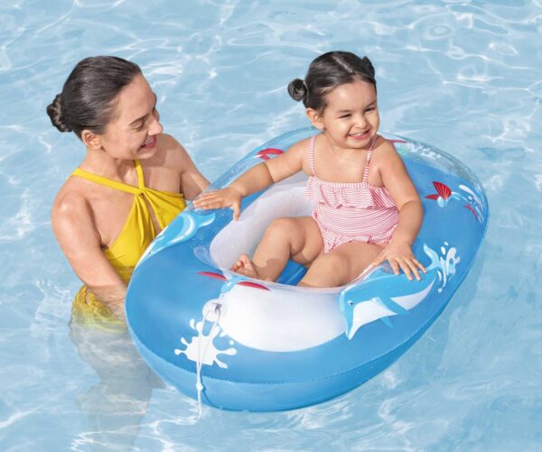 Canottino Gonfiabile Delfino 102x69 cm – Per Bambini 3+ Anni