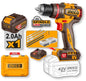 42V 69Nm Percussion Drill with 2.0Ah Battery, Charger, and Case