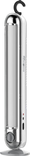 Lampada emergenza LED 15W VEGA ricaricabile con 30 LED, base e fissaggio