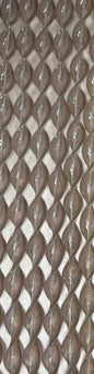 Pearlized transparent PVC insect screen with UV filter