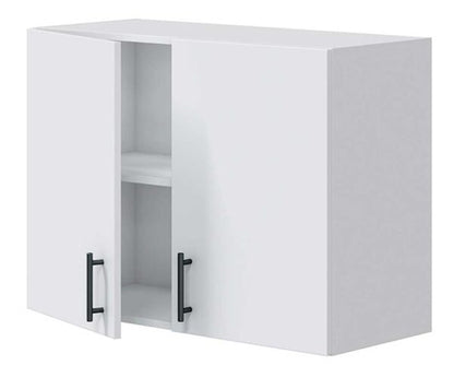 Hängeschrank Kira 80 cm – 2 Türen, MDF, Weiß