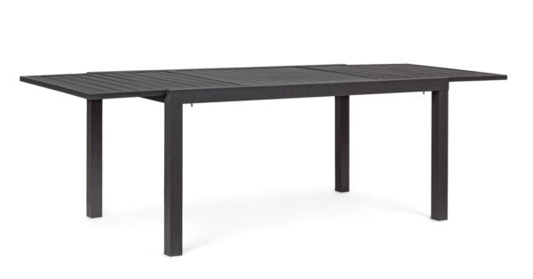 Tavolo Allungabile in Alluminio Hilde 200-300x100 cm – Antracite