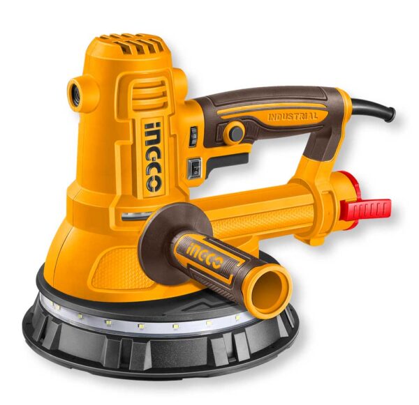 Ingco Trockenbauschleifer 850W mit LED und Zubehör 180 mm