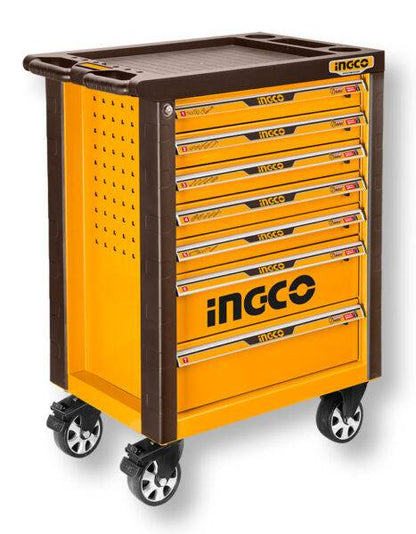 Carrello Portattrezzi 7 Cassetti con 328 Pezzi – Set Completo di Chiavi, Bussole e Utensili