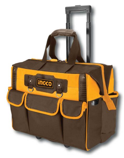 Trolley porta attrezzi Ingco 20", 45x28x36 cm, 20 kg, con ruote
