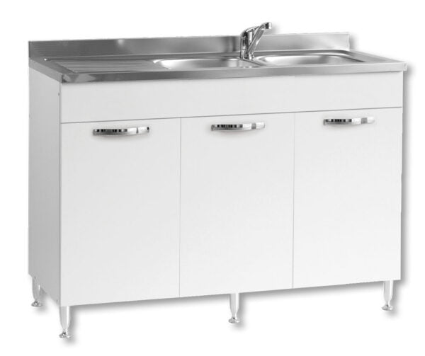 Spülenunterschrank in Küchenset 80 oder 120 cm