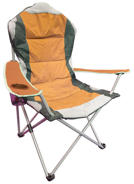 Poltrona Chiudibile Camping - Acciaio, Poliestere, Arancio