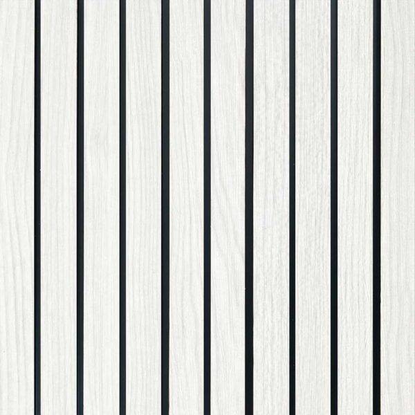 Pannello Murale in PVC con Doghe Effetto Legno 3D