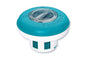 Floating chlorine dispenser for 200g tablets with regulator